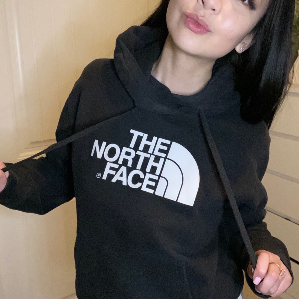 The North Face classic black hoodie